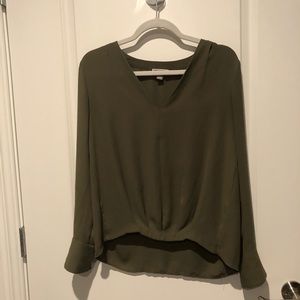 Olive green blouse